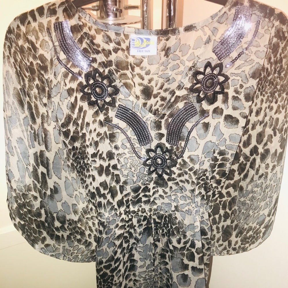Fabulous leopard print cover up